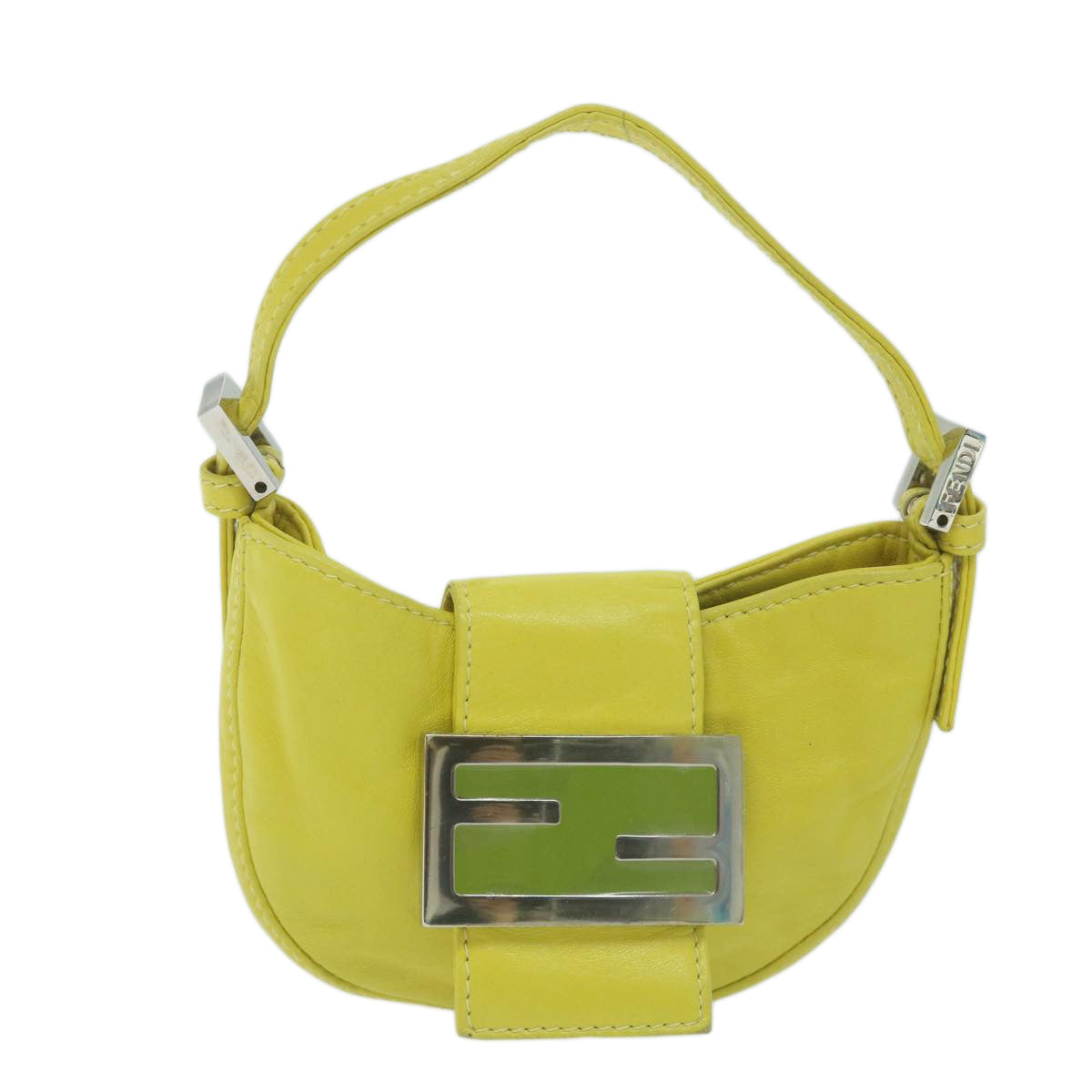 Fendi Green Leather Handbag 