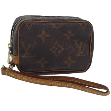 Louis Vuitton Wapiti Brown Canvas Clutch Bag