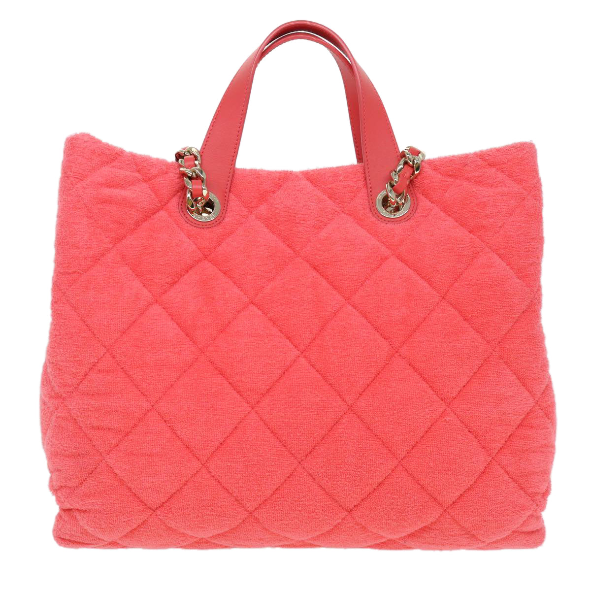 Chanel Pink Synthetic Handbag 