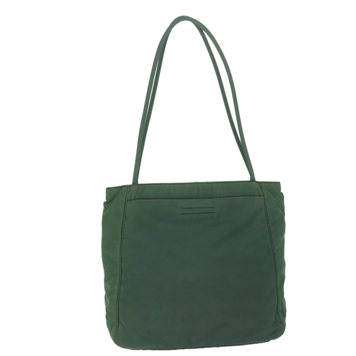 Prada Green Synthetic Tote Bag