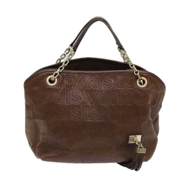 Louis Vuitton Souple Brown Leather Tote Bag