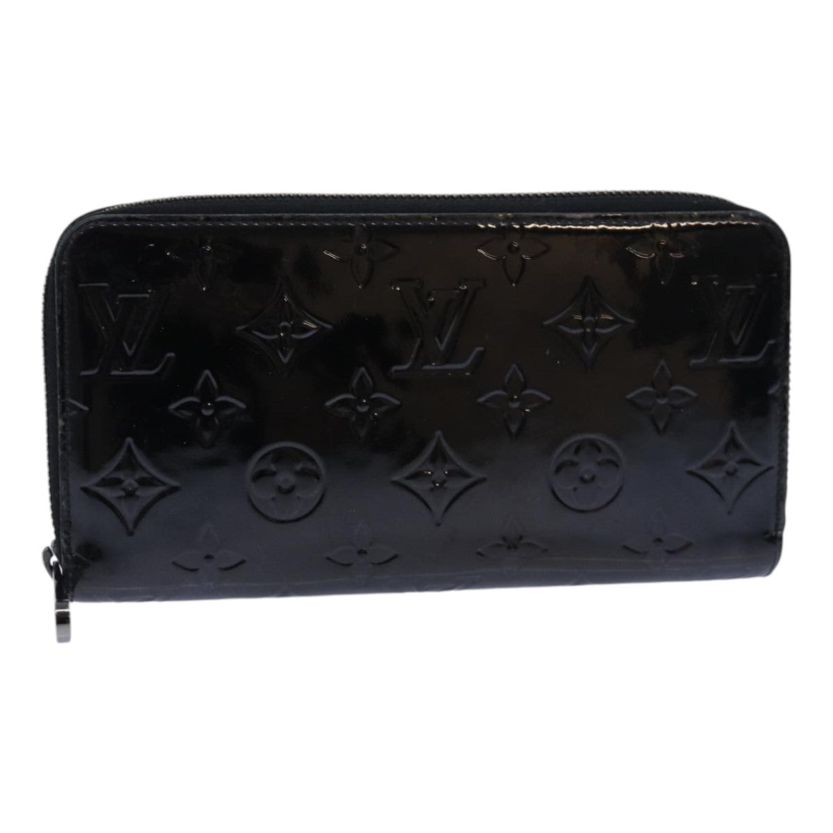 Louis Vuitton Zippy wallet Black Patent Leather Wallet 