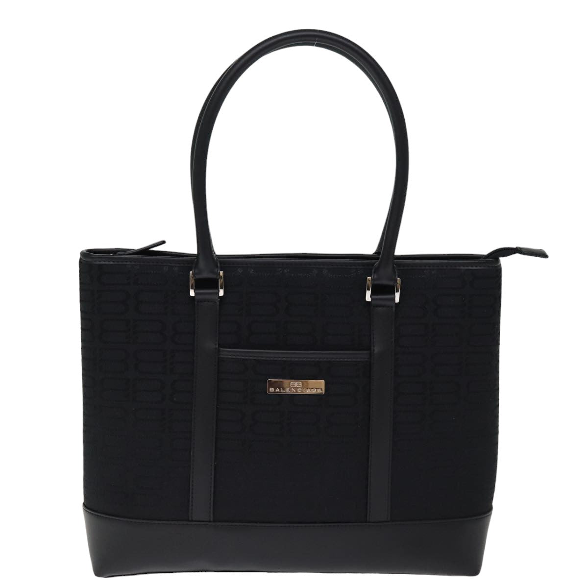 Balenciaga Black Canvas Handbag 