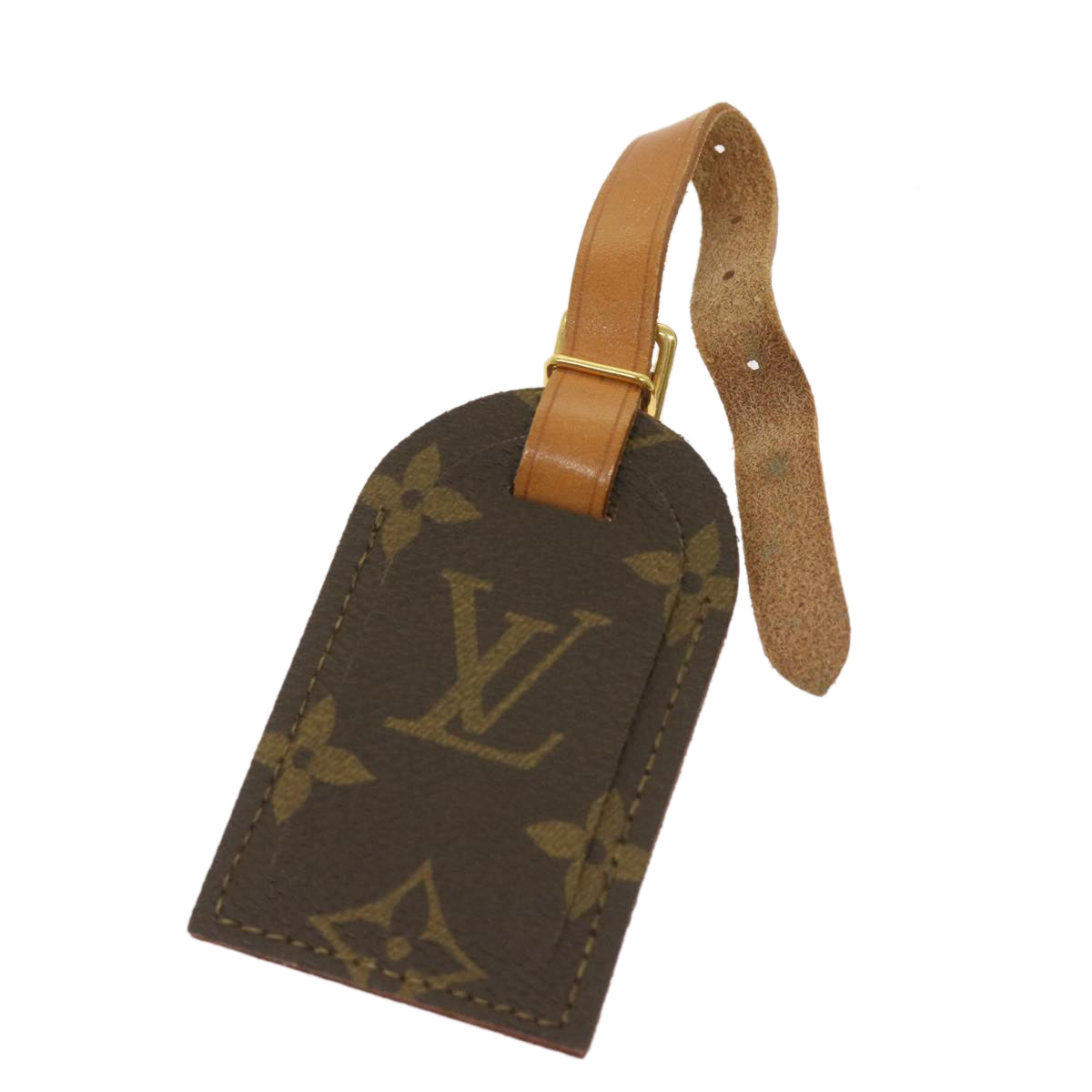 Louis Vuitton Name Tag Brown Canvas Bag 