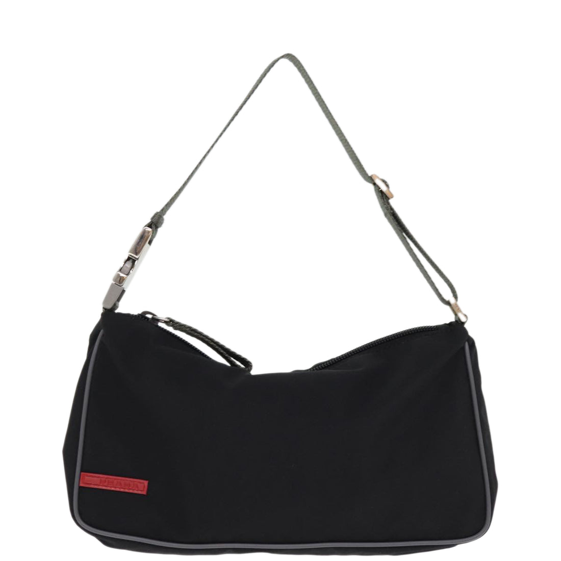 Prada Sports Black Synthetic Clutch Bag