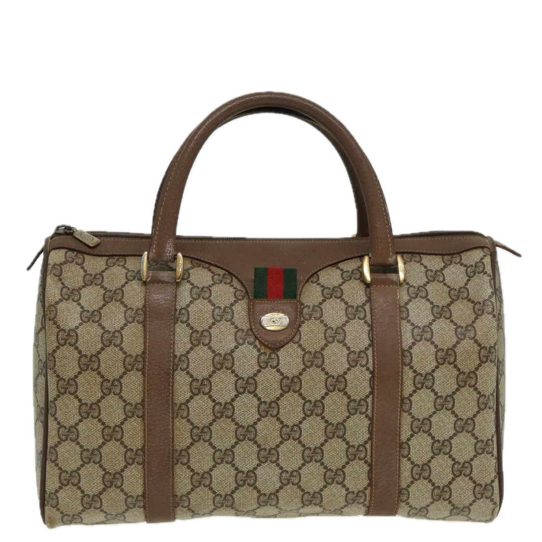 Gucci Ophidia Beige Canvas Travel Bag