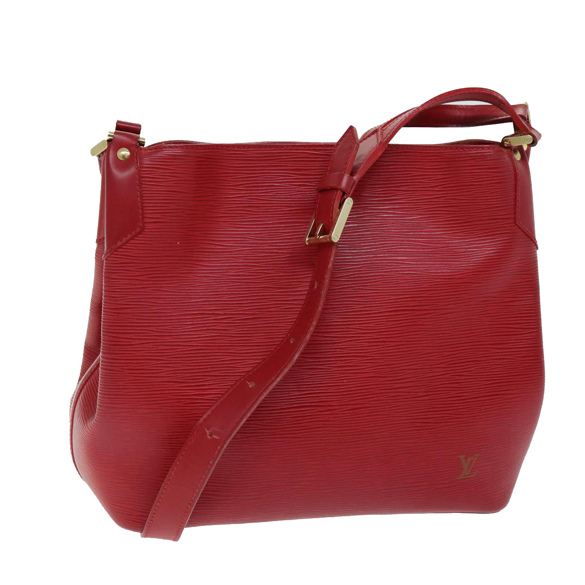 Louis Vuitton Mandala Red Leather Shoulder Bag