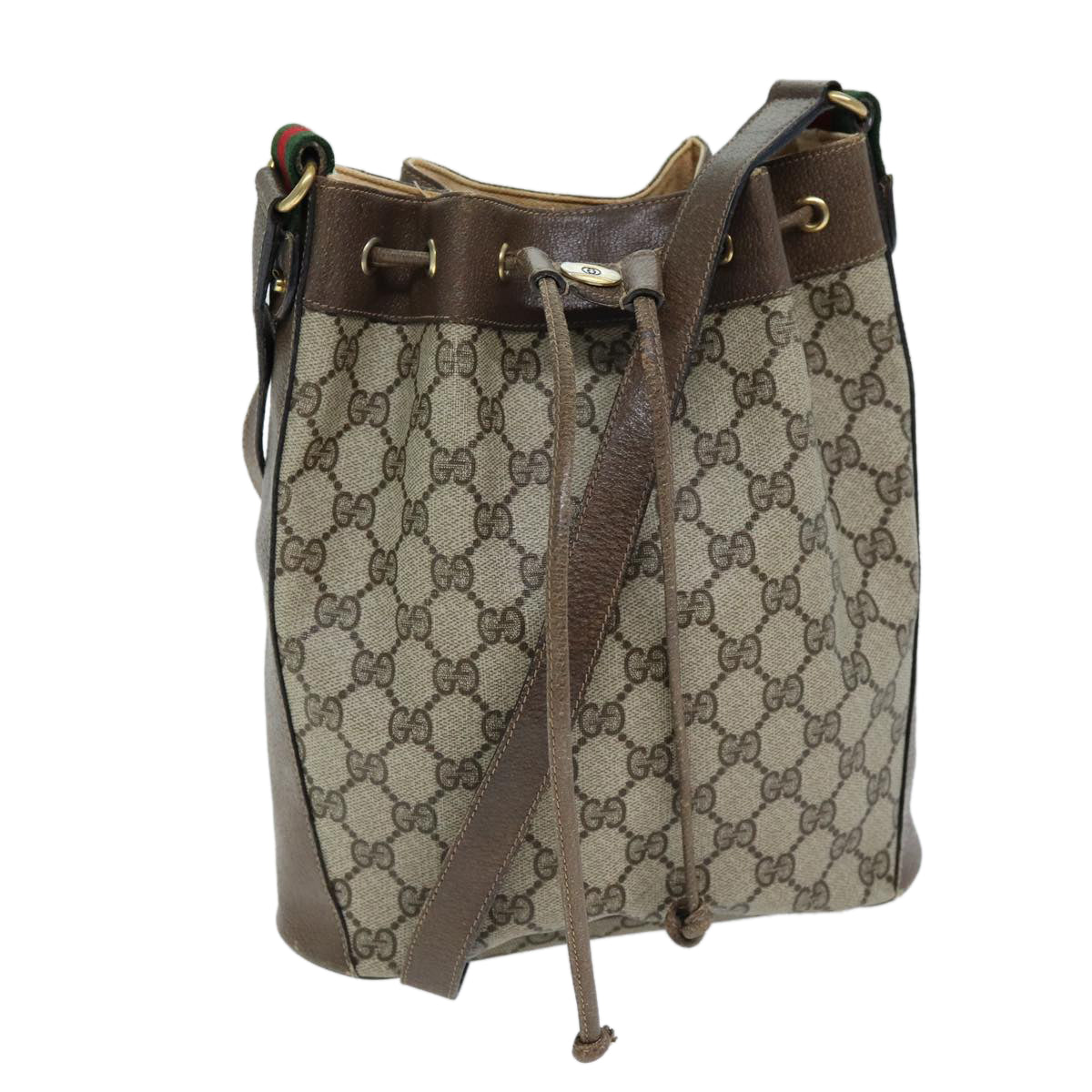 Gucci GG canvas Beige Canvas Shoulder Bag