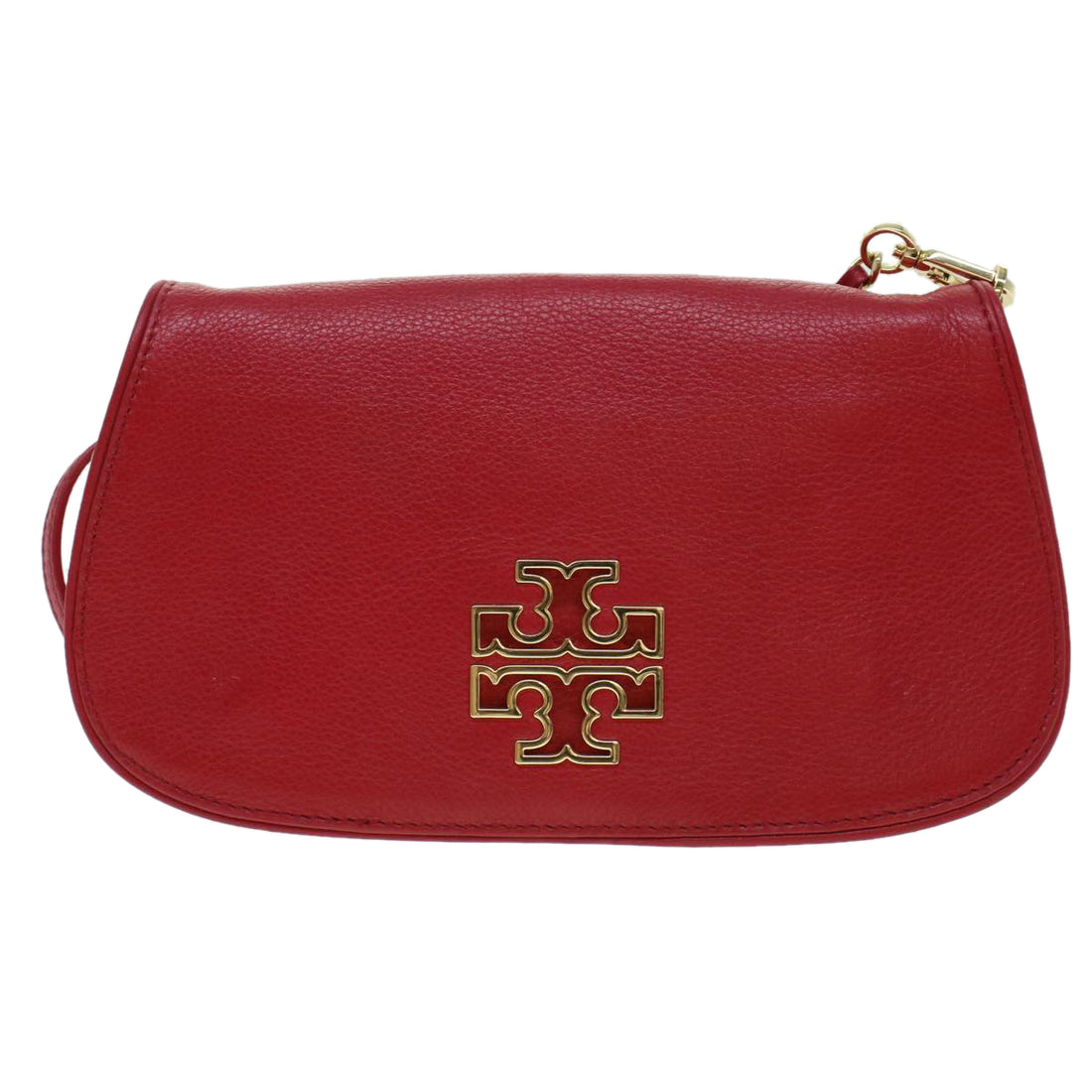 Tory Burch Red Leather Shoulder Bag