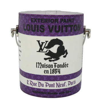 Louis Vuitton PAINT CAN Purple Leather Shoulder Bag