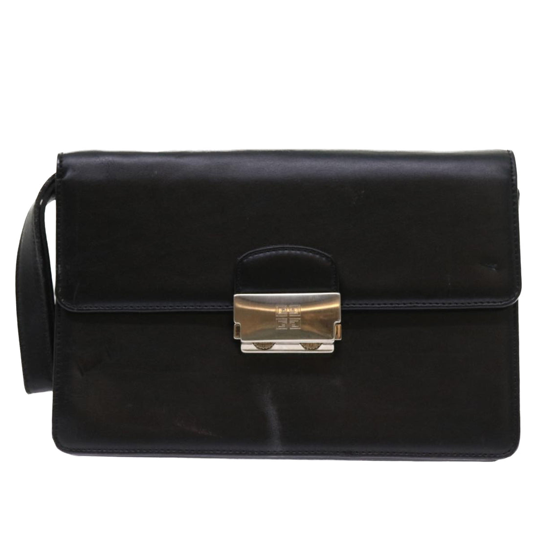 Givenchy Black Leather Clutch Bag