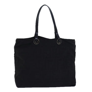 Fendi Zucca Black Canvas Handbag 