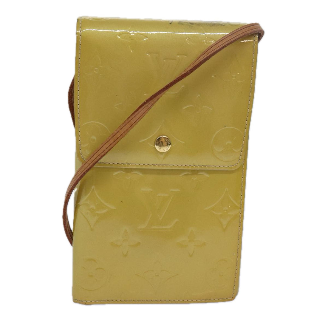 Louis Vuitton Walker Beige Patent Leather Wallet 