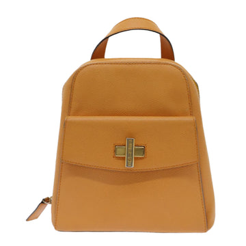 Céline Yellow Leather Backpack Bag