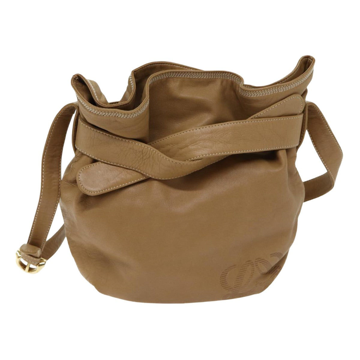 Loewe Nappa Brown Leather Shoulder Bag