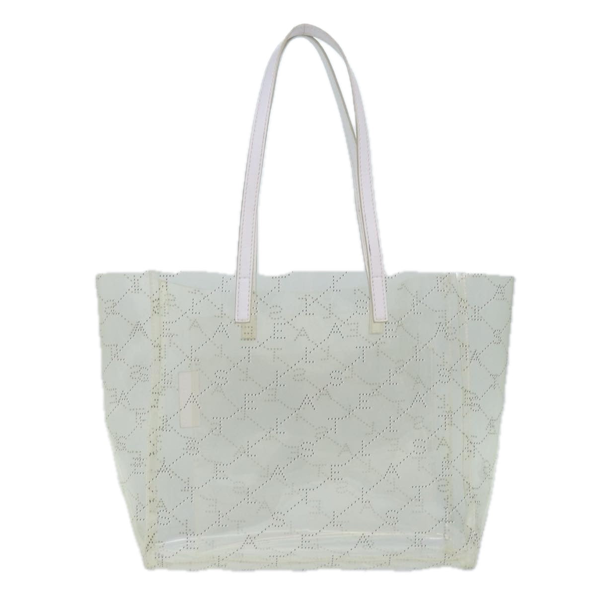 Stella McCartney Classic pouch White Vinyl Tote Bag