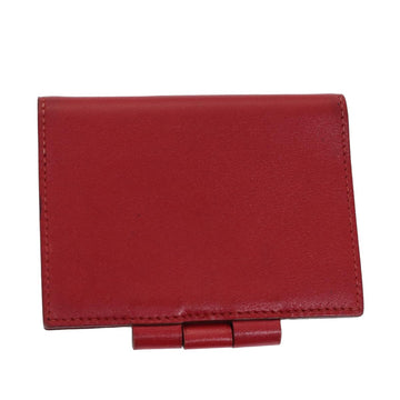 Hermès Agenda cover Red Leather Wallet 