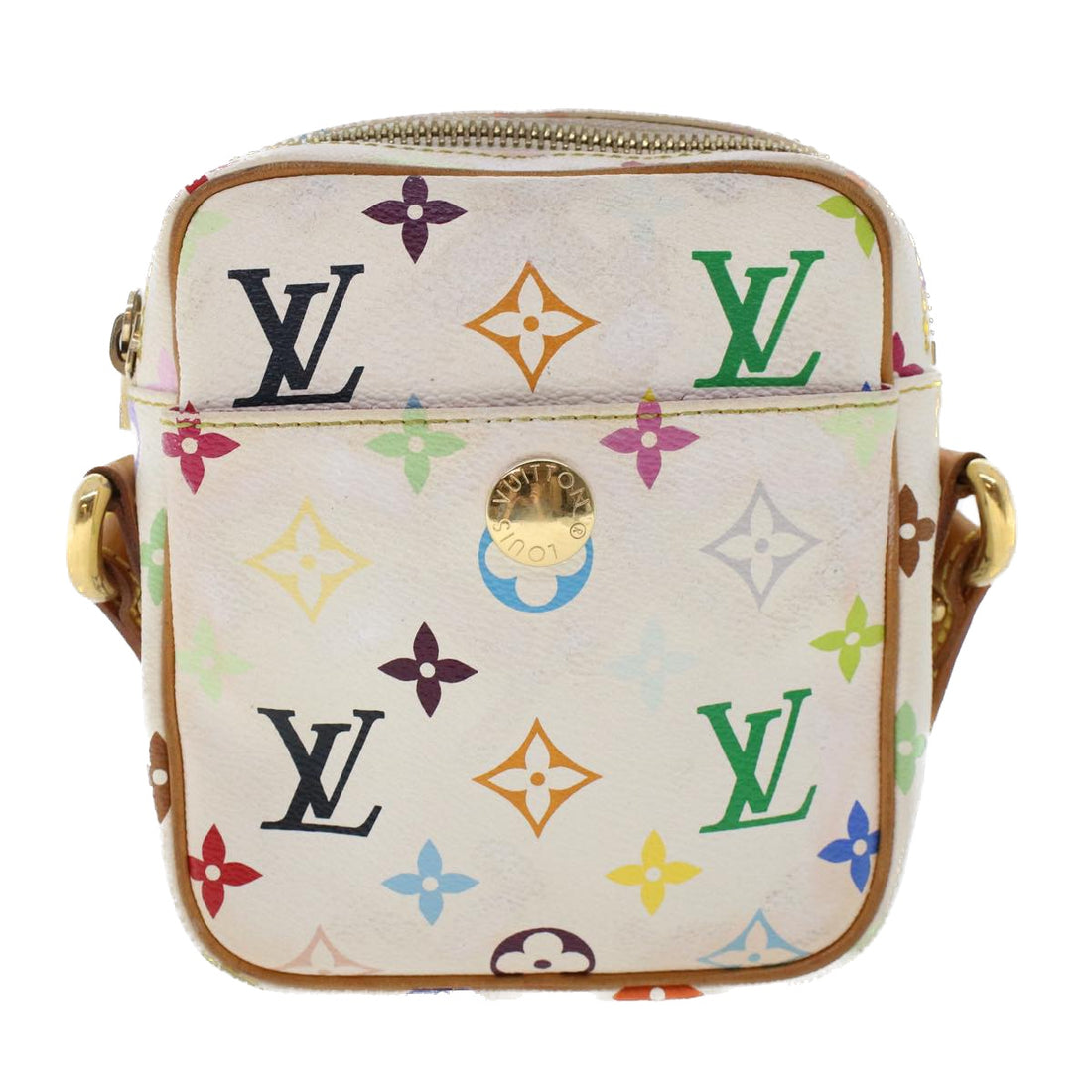 Louis Vuitton Rift White Canvas Shoulder Bag