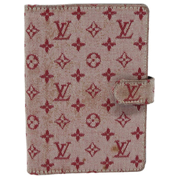 Louis Vuitton Agenda cover Red Canvas Wallet 