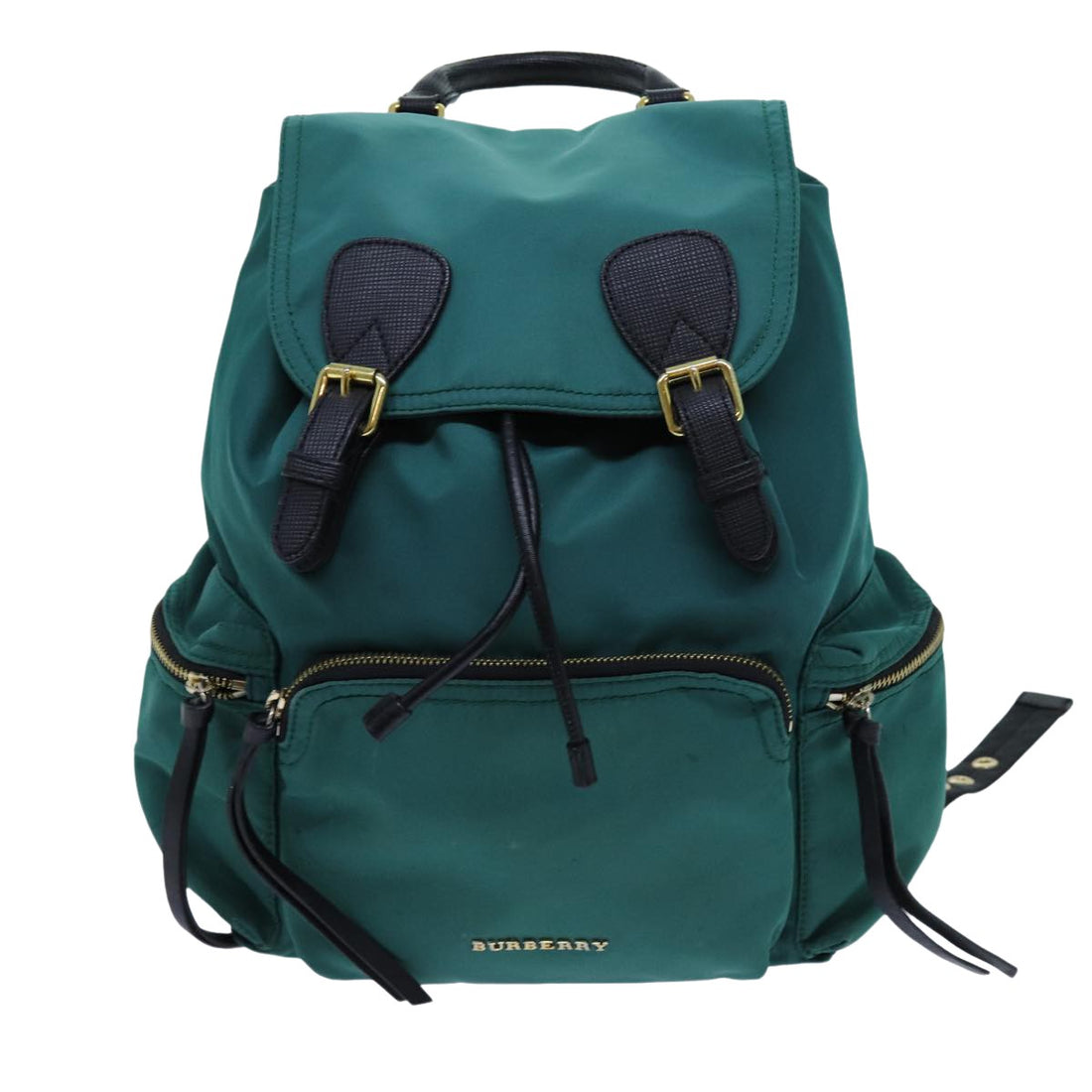 Burberry Green Synthetic Backpack Bag