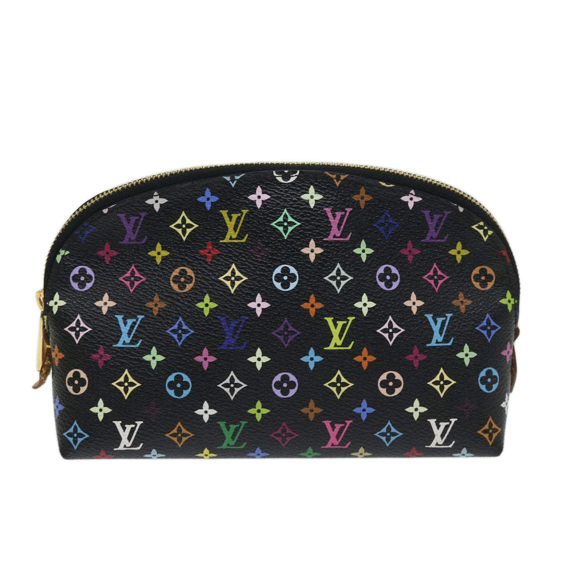 Louis Vuitton Cosmetic pouch Black Canvas Clutch Bag