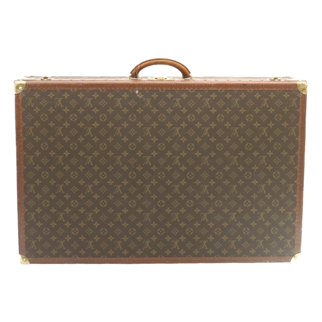 Louis Vuitton Alzer Brown Canvas Travel Bag