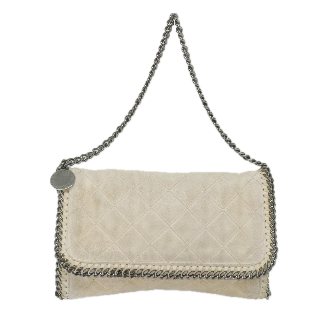 Stella McCartney Falabella White Polyester Shoulder Bag