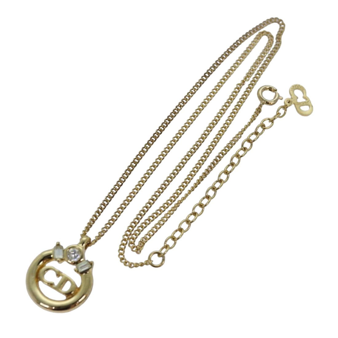 Dior Lady Dior Gold Metal Necklace 