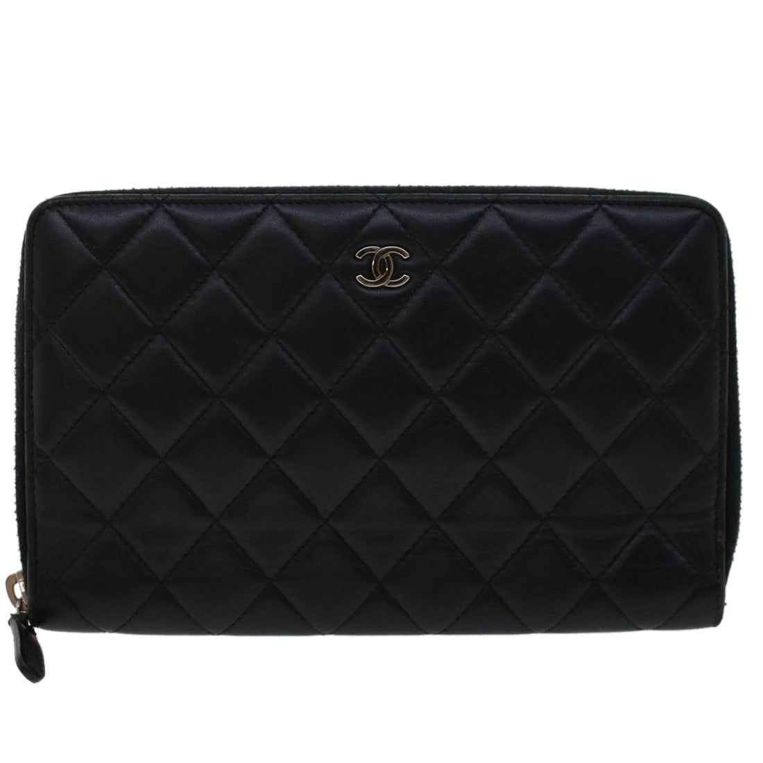 Chanel Timeless Black Leather Wallet 