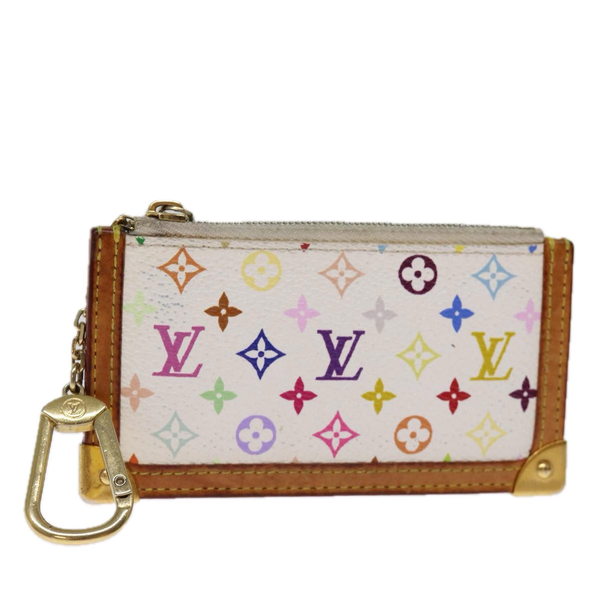 Louis Vuitton Pochette Clés Multicolour Canvas Wallet 