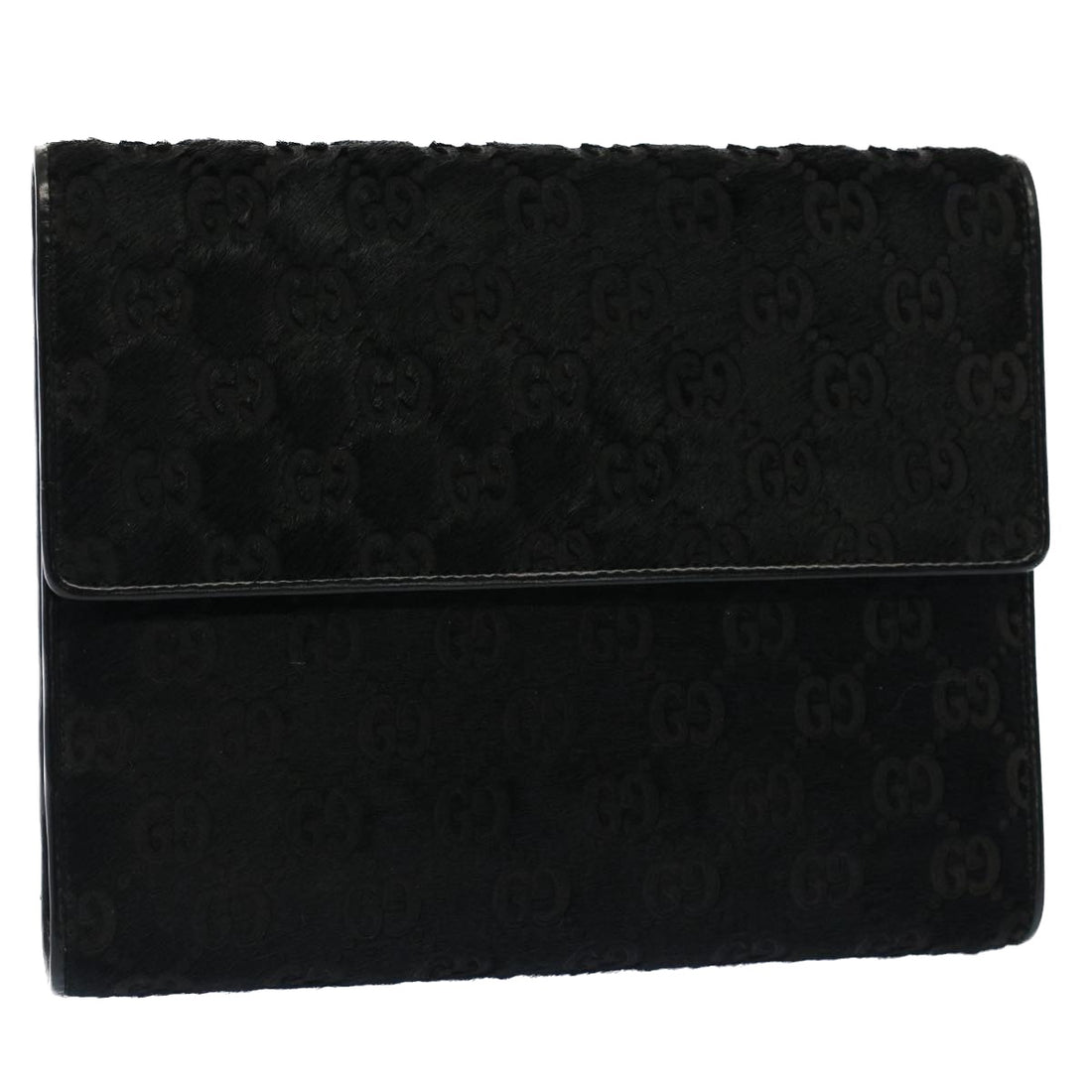 Gucci Demi lune Black Canvas Wallet 