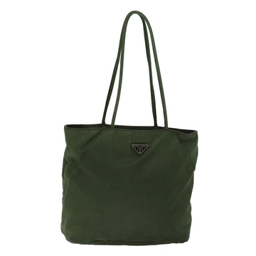 Prada Khaki Synthetic Tote Bag