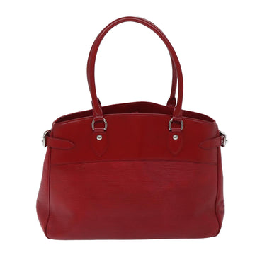 Louis Vuitton Passy Red Leather Handbag 