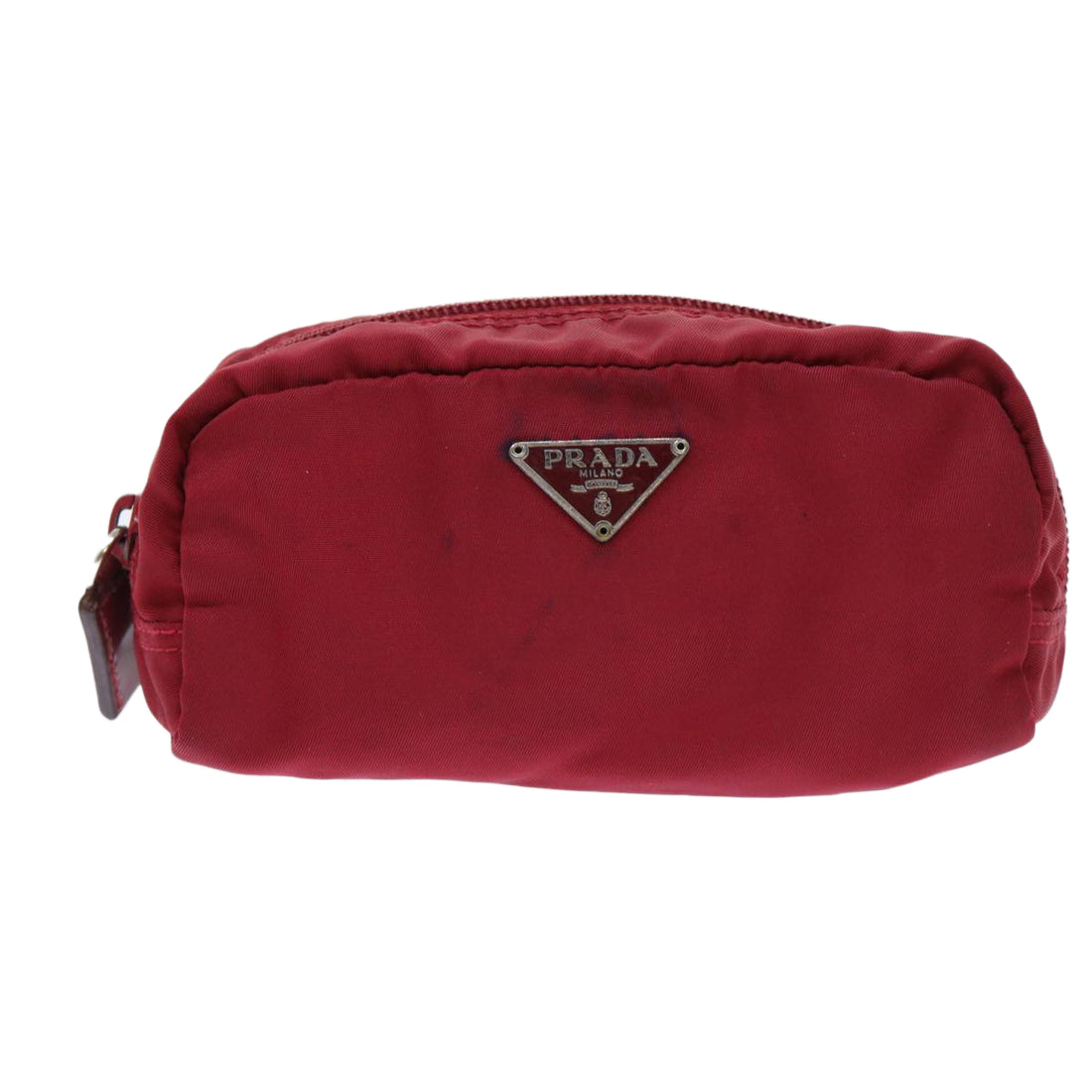 Prada Red Synthetic Clutch Bag