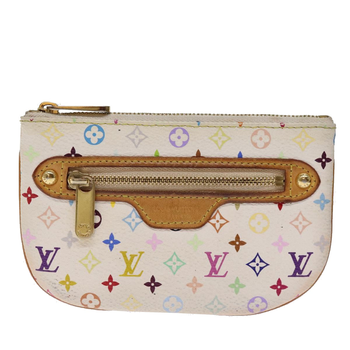 Louis Vuitton Pochette Multicolour Canvas Clutch Bag