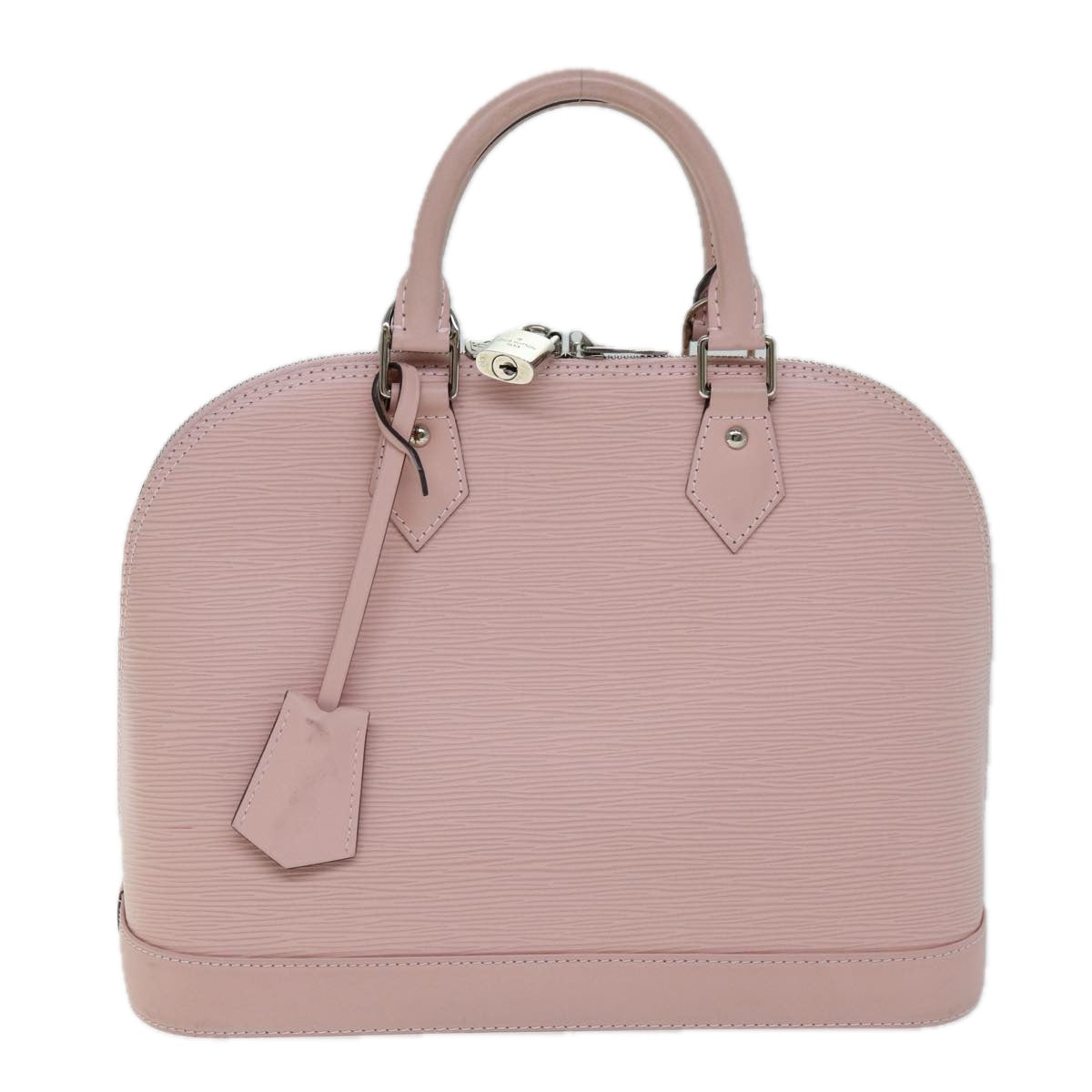 Louis Vuitton Alma Pink Leather Handbag 