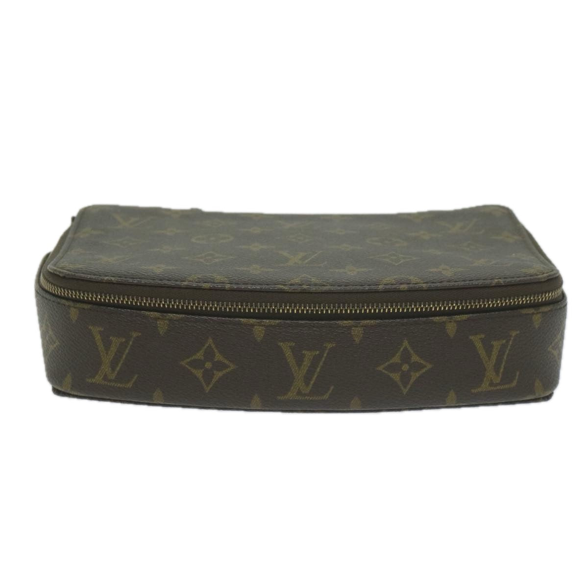 Louis Vuitton Monte Carlo Brown Canvas Clutch Bag