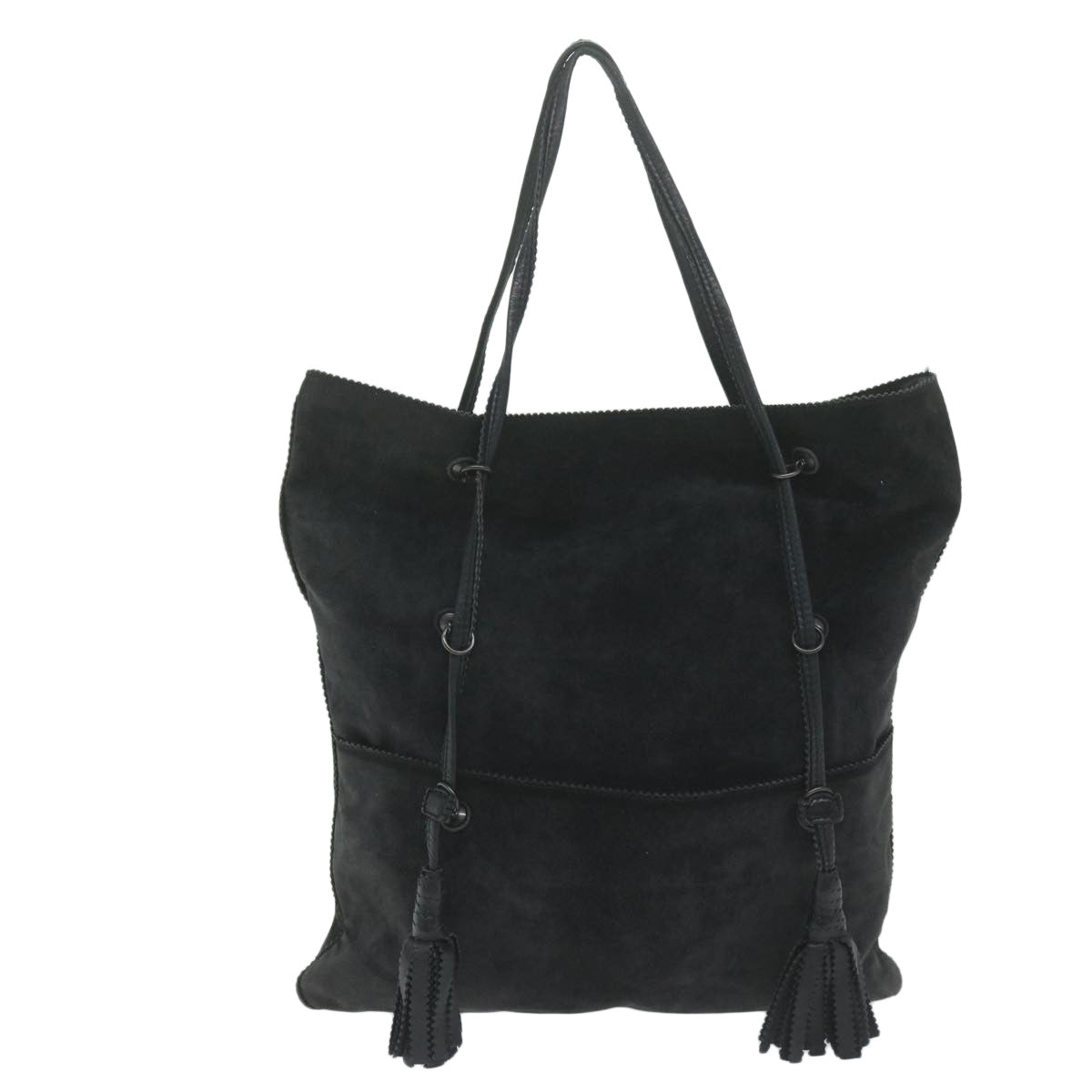 Bottega Veneta Black Suede Shoulder Bag