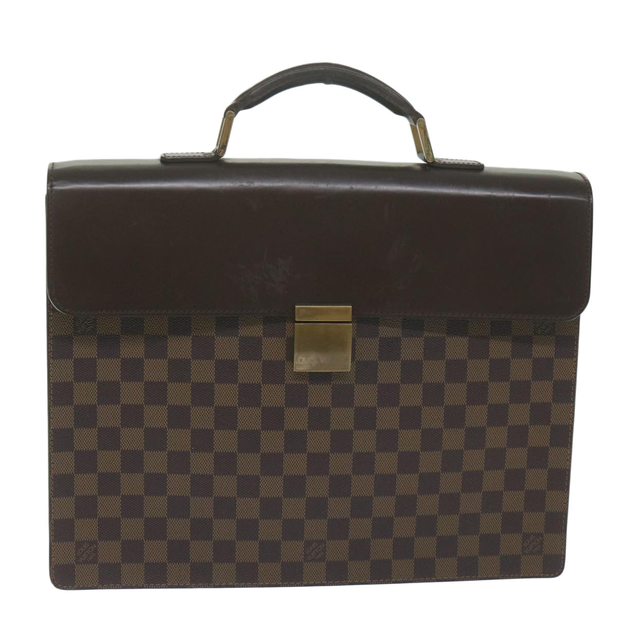 Louis Vuitton Altona Brown Canvas Briefcase Bag