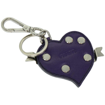 Prada Purple Leather Jewelleryset 