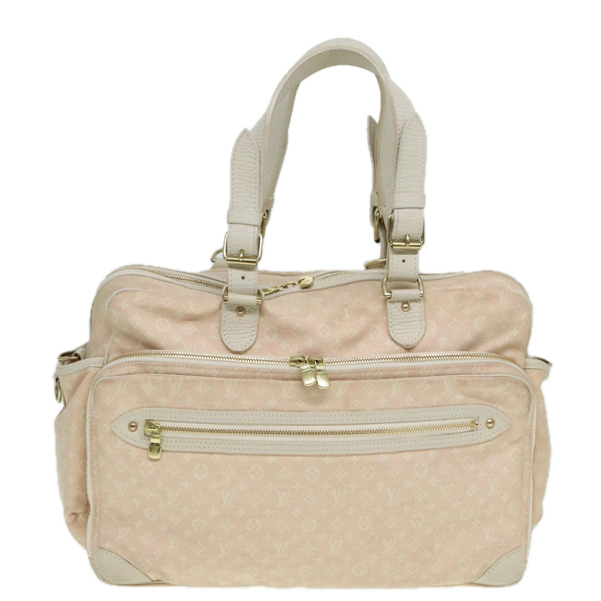 Louis Vuitton Pink Canvas Travel Bag