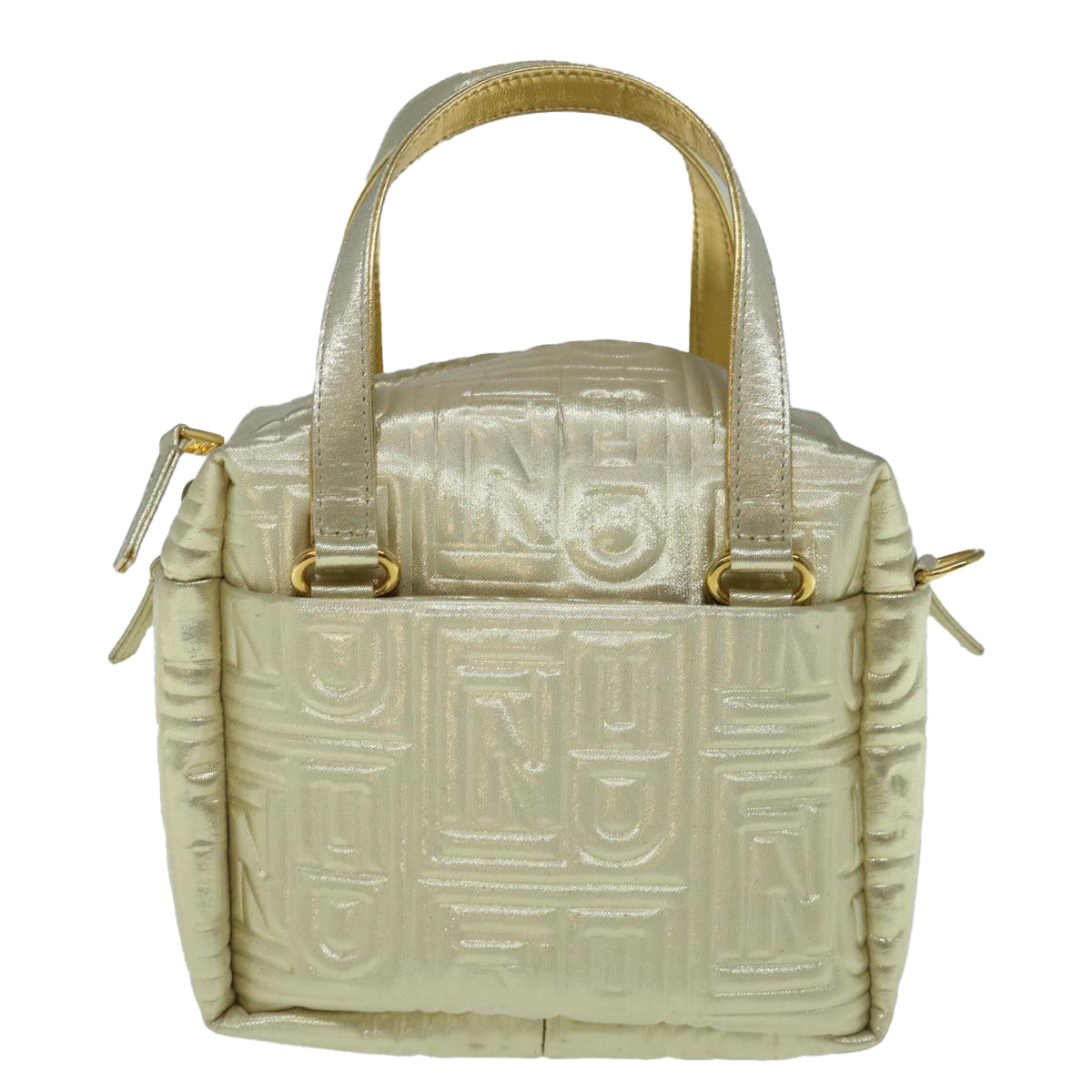 Fendi Gold Synthetic Handbag 