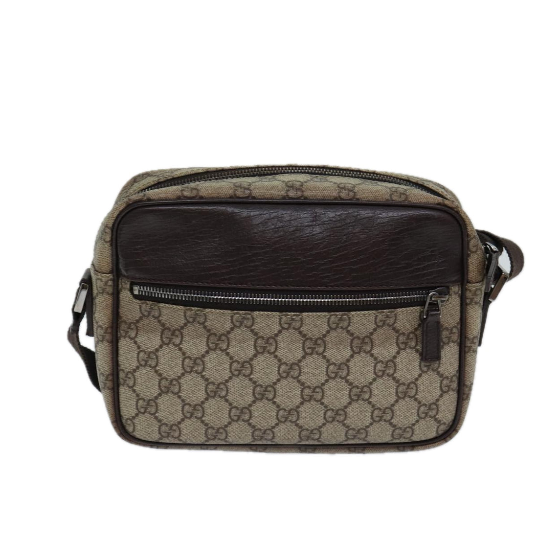 Gucci Supreme GG Beige Canvas Shoulder Bag