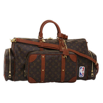 Louis Vuitton Monogram NBA Gym Bag Boston Bag Brown Canvas Travel Bag