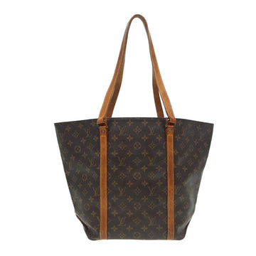 Louis Vuitton Shopping Brown Canvas Tote Bag