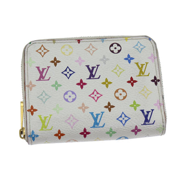 Louis Vuitton Porte monnaie Zippy White Canvas Wallet 