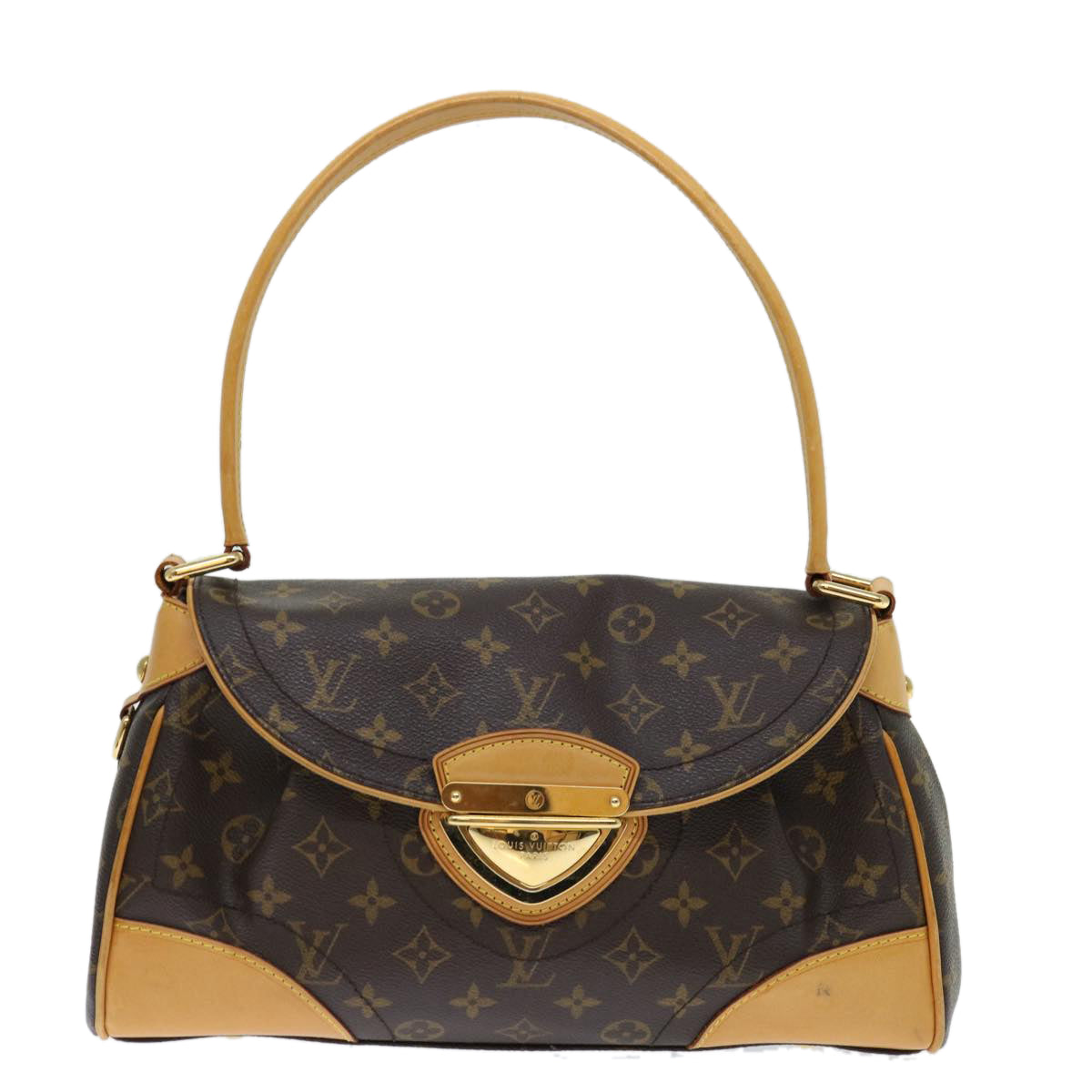 Louis Vuitton Beverly Brown Canvas Shoulder Bag