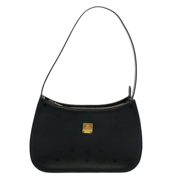 MCM Black Canvas Shoulder Bag