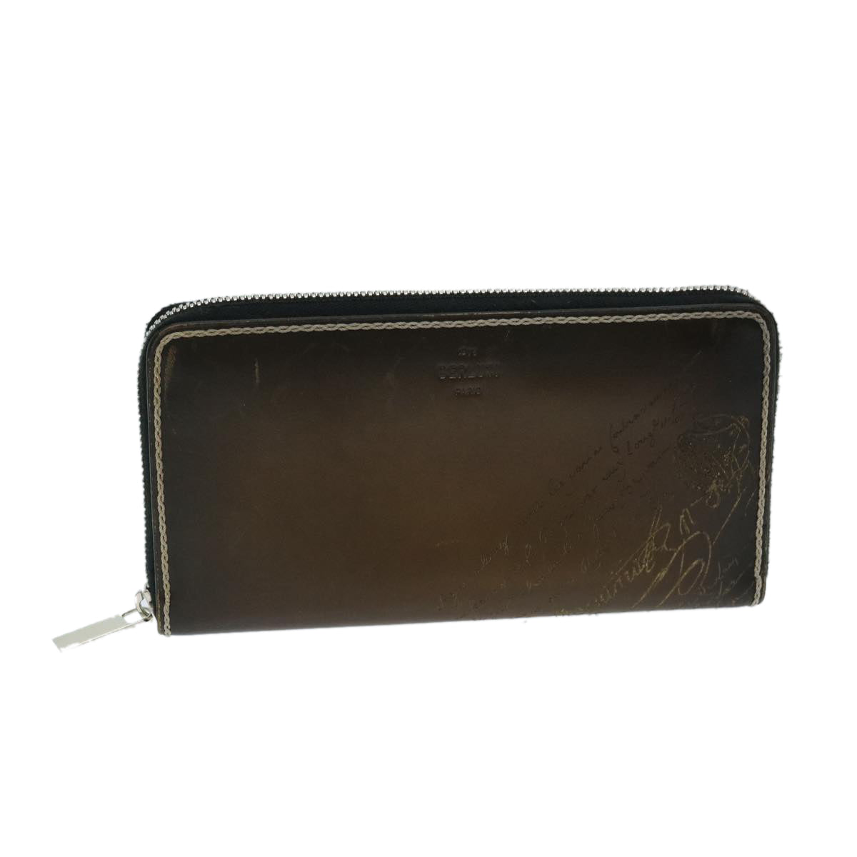 Berluti Brown Leather Wallet 