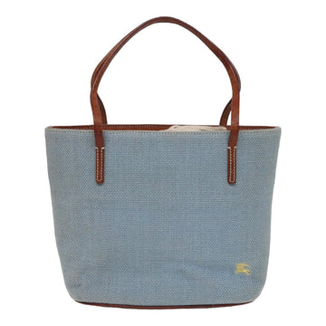 Burberry Blue Label Blue Canvas Tote Bag